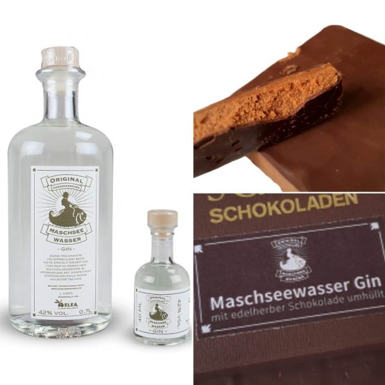 Original Hannoversches Maschseewasser - die Gin-Schokolade 100g – Bild 2
