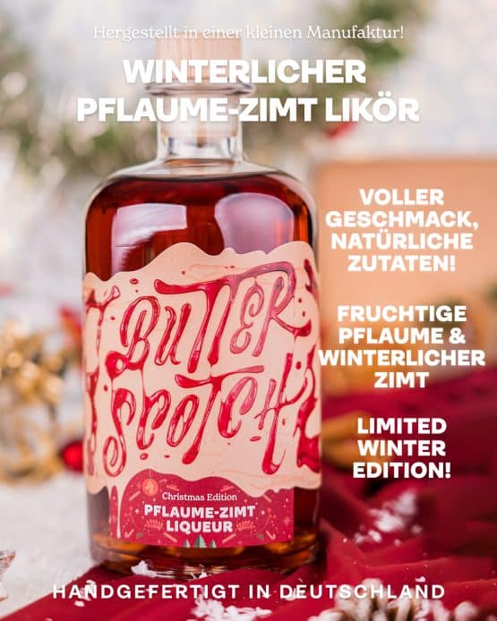 Christmas-Edition-Butterscotch Pflaume-Zimt 0,5L, 20% – Bild 2