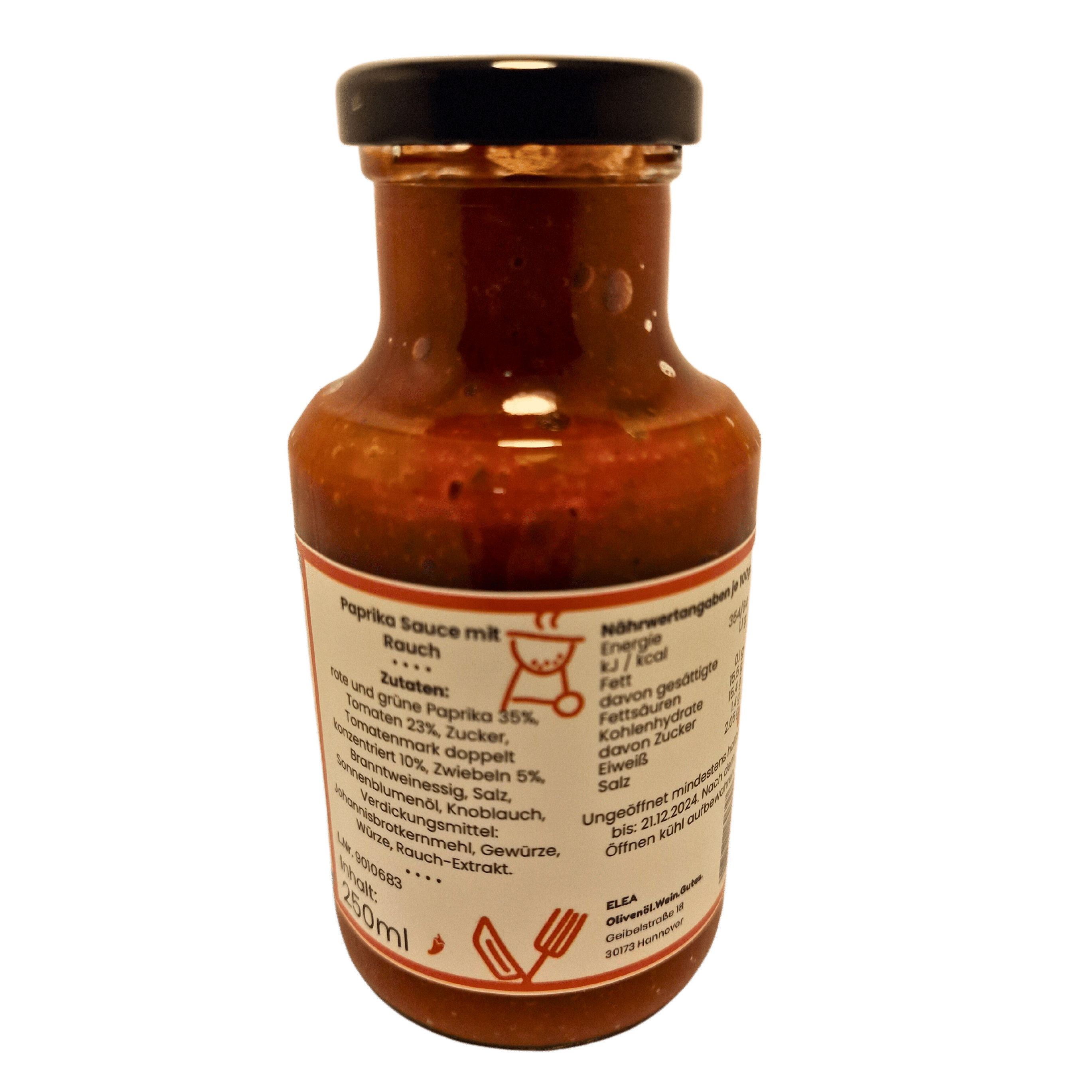 Maschseeräuber Grillsauce BBQ-Style 250ml. - ELEA Hannover Onlineshop