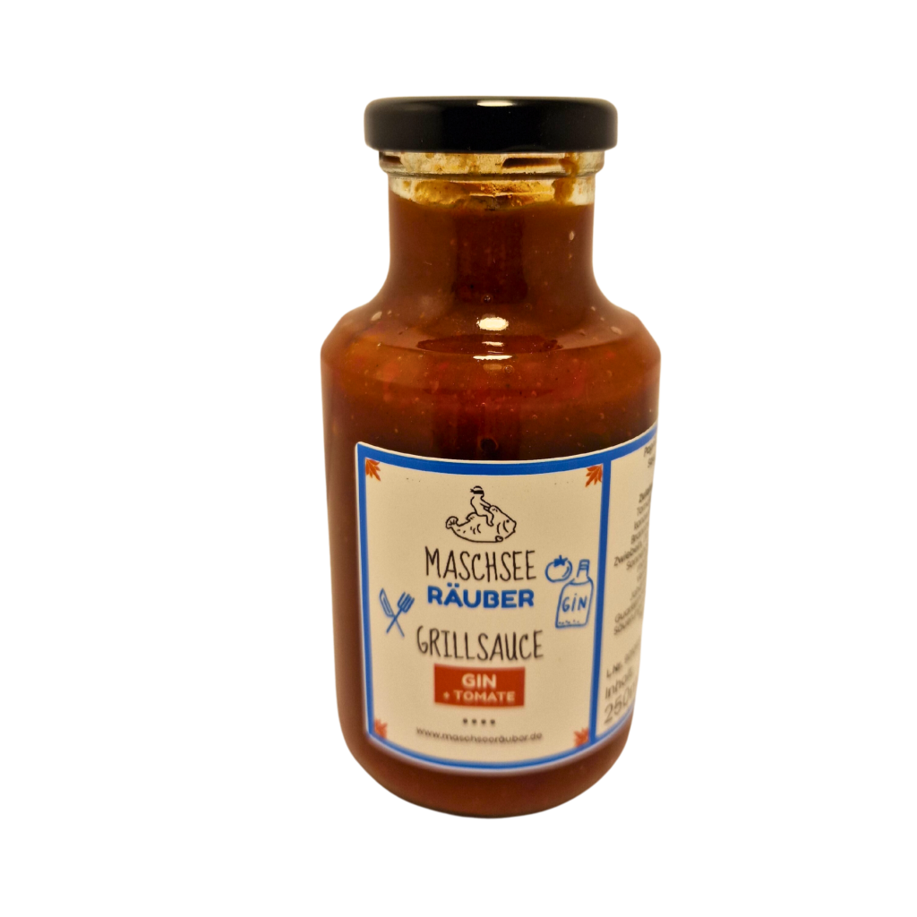 Maschseeräuber Grillsauce Gin-Tomate 250ml. - ELEA Hannover Onlineshop