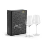 Gabriel Glas – 2er Geschenkbox – mundgeblasenes österreichisches Kristallweinglas – Gold Edition