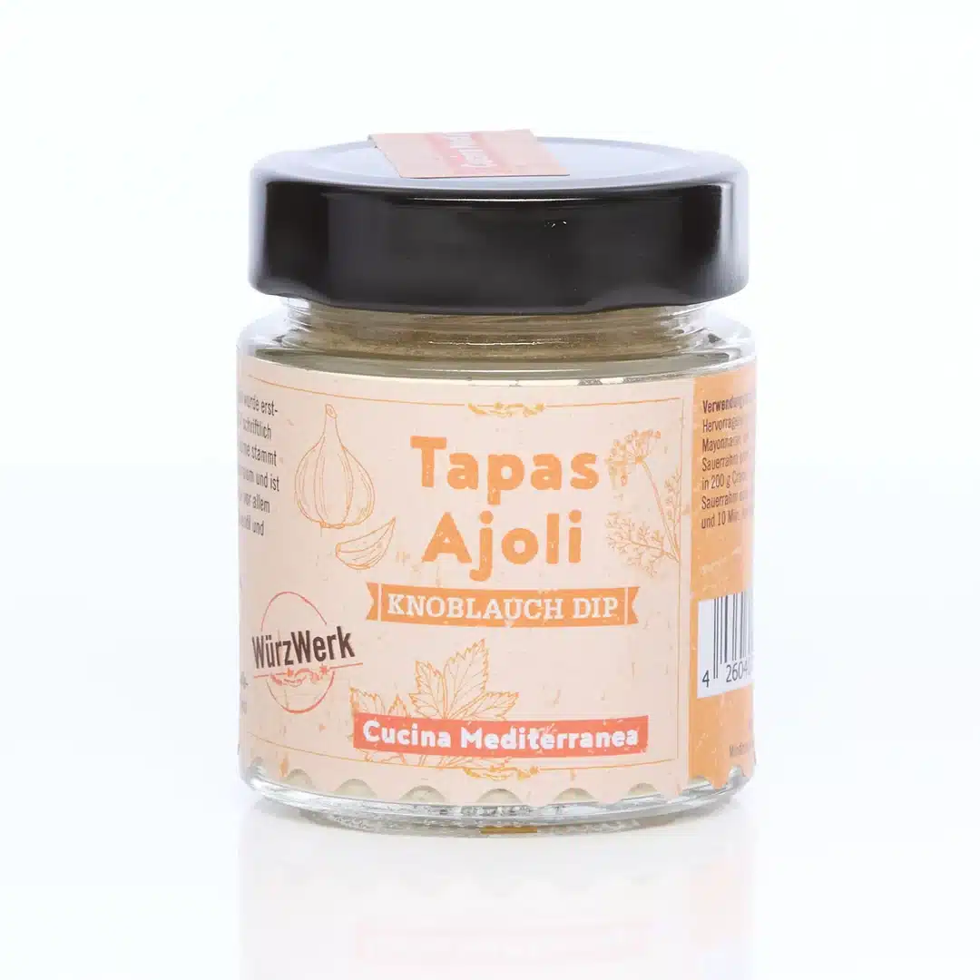 Tapas Aioli Knoblauch Dip Gewürzmischung, 90g