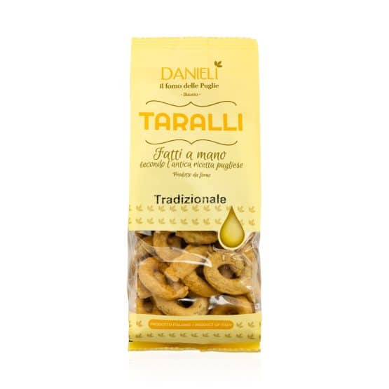 DANIELI - IL FORNO DELLE PUGLIE Traditionelle Taralli aus Apulien Packung 240g