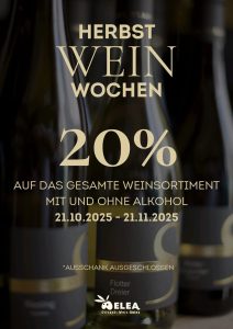 HerbstWeinWochen bei ELEA